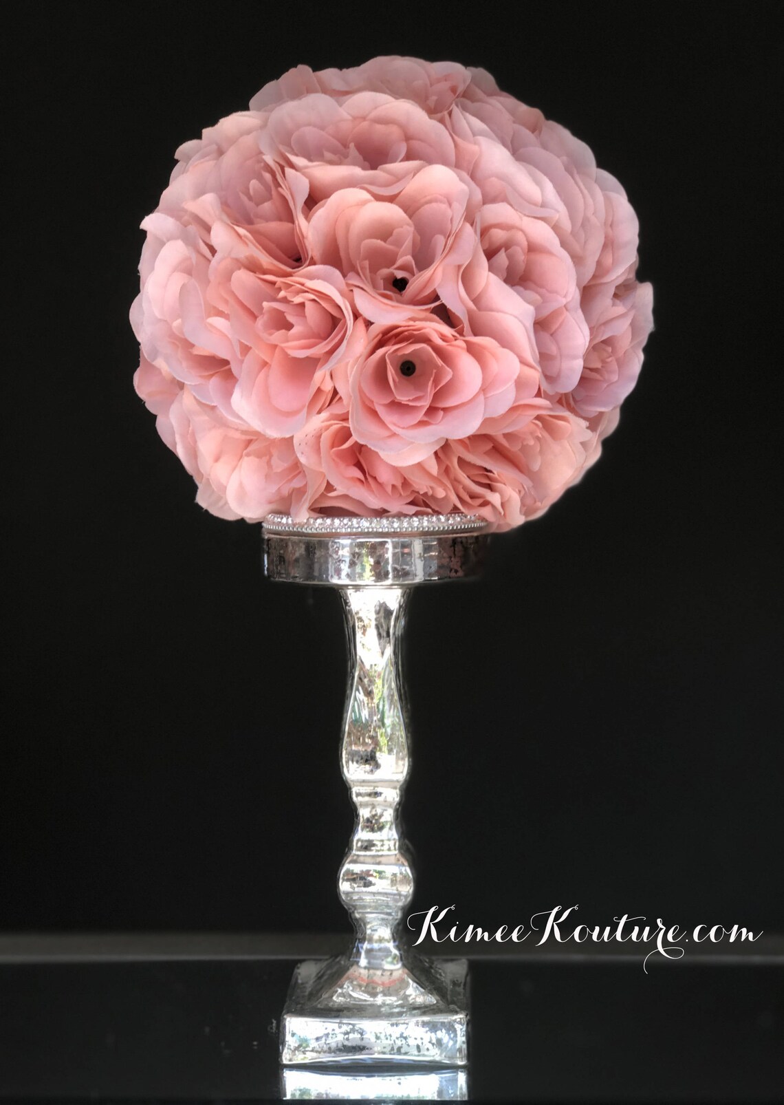 BLUSH Flower Ball Blush WEDDING CENTERPIECE Blush Pomander. Etsy