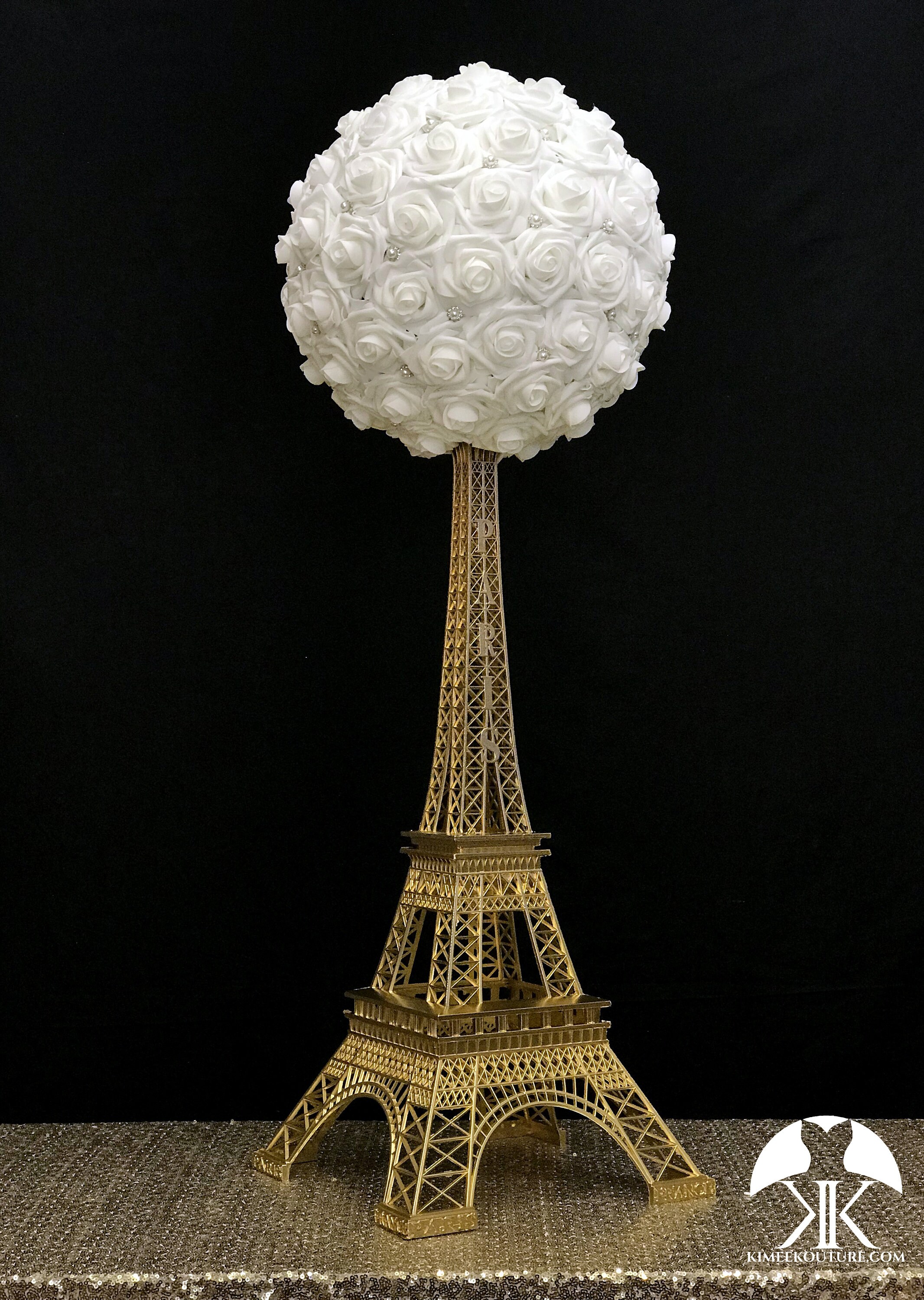 PINK Eiffel Tower Centerpiece. Parisians Theme Decor. Paris