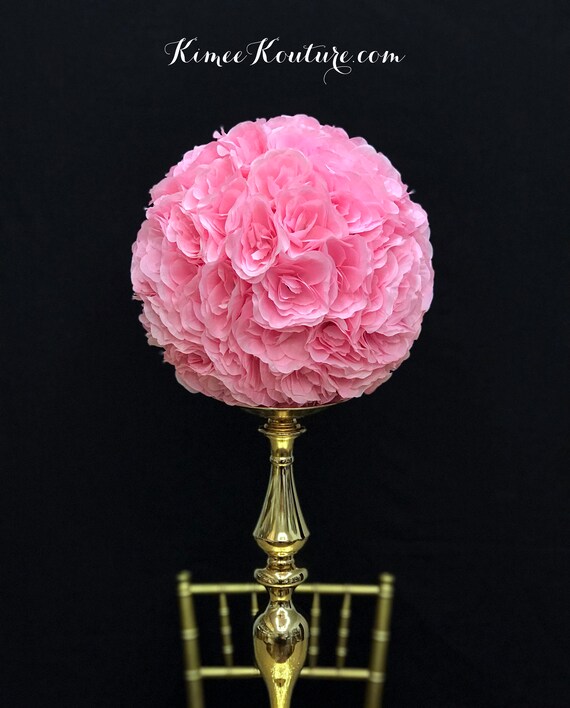 Boule De Fleur Rose Bébé Bébé Rose Baiser Boule Pièce Maîtresse De Mariage Rose Bébé Fête Danniversaire Rose Bébé Bébé Rose Quinceanera Douche