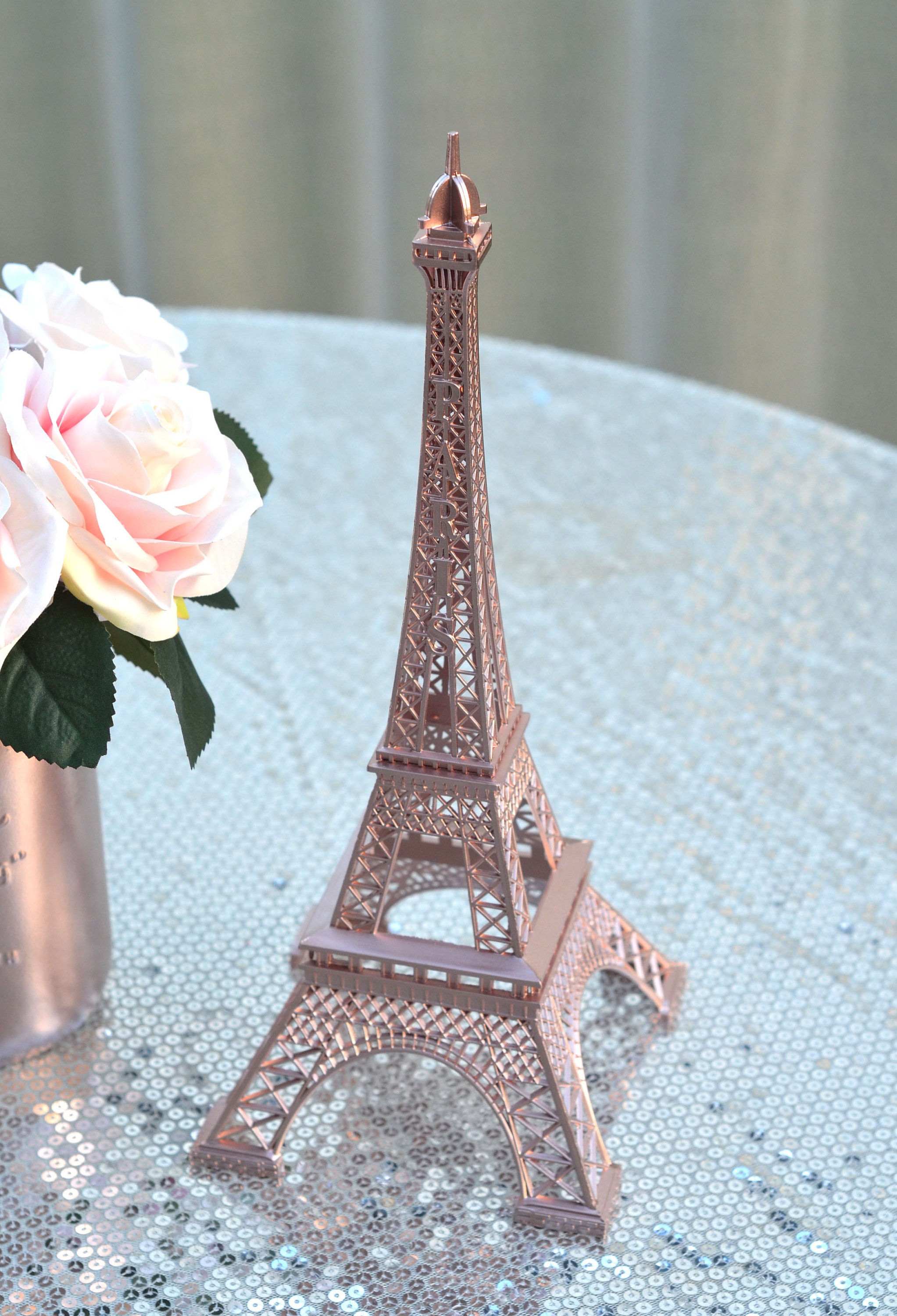 Paris Parisian France French Eiffel Tower Replica Prop Cake Topper Party Wedding 