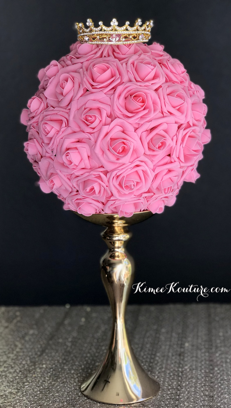 GOLD CROWN Centerpiece. Princess Birthday Centerpiece. TIARA Etsy