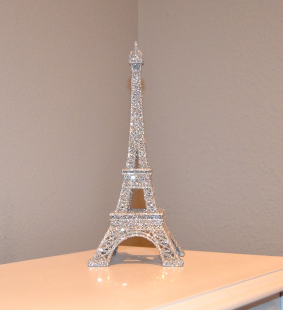 GLITTER EIFFEL TOWER. Parisians Theme Decor. Paris Wedding Decor French  inspired centerpiece Sparkling Eiffel Tower Silver Gold or Rose Gold