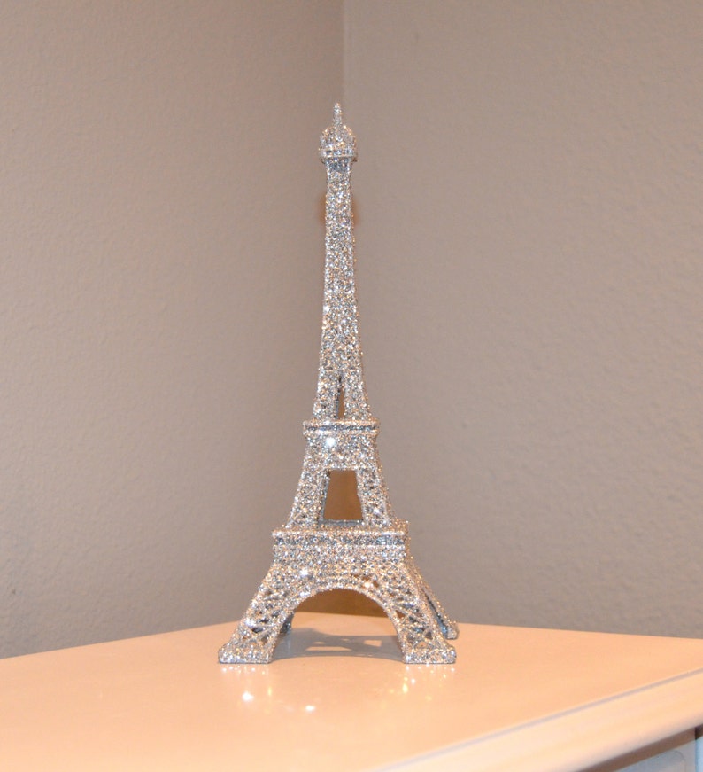 GLITTER EIFFEL TOWER. Parisians Theme Decor. Paris Wedding image 1