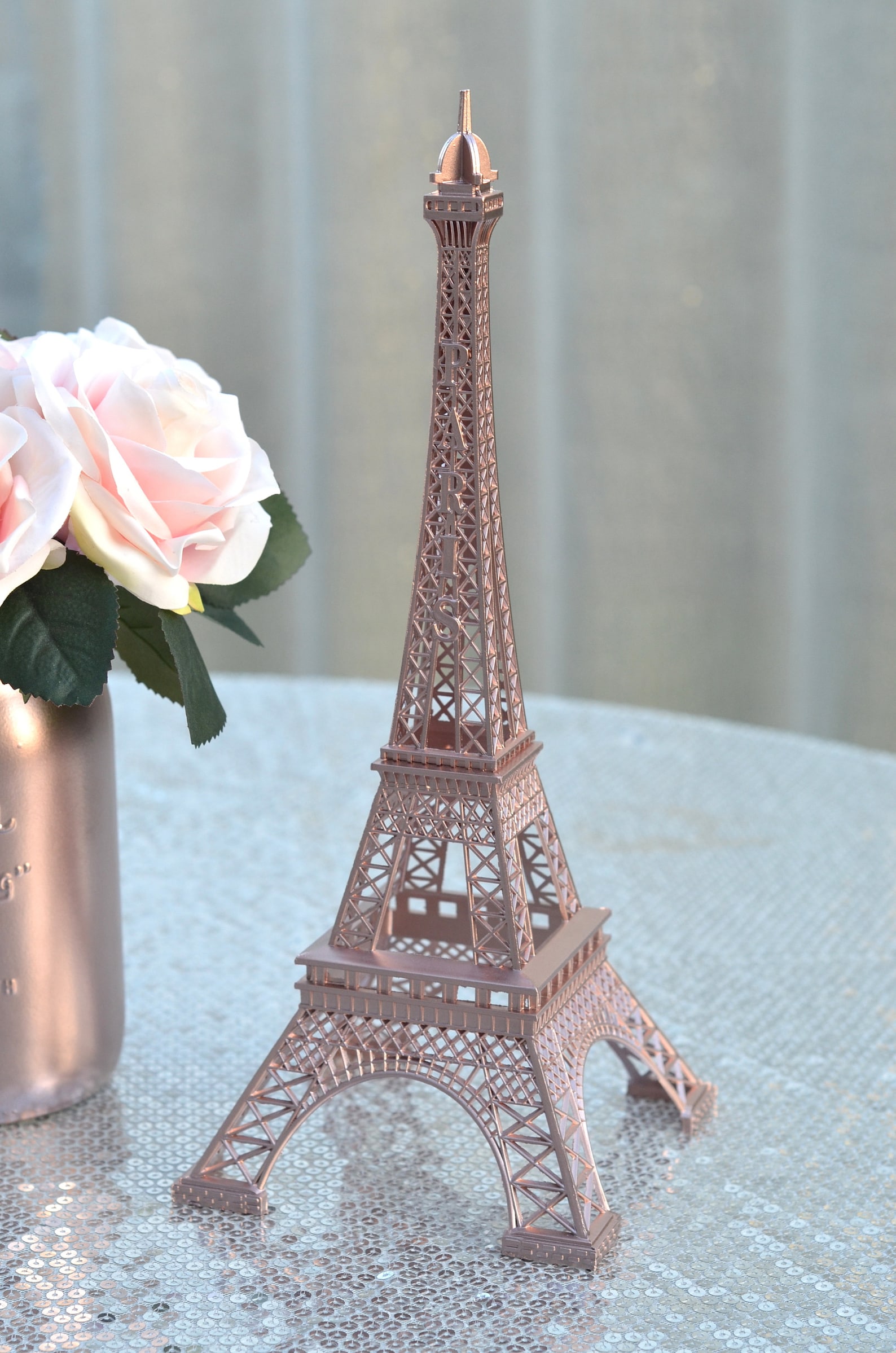 ROSE GOLD Eiffel Tower Centerpiece. Parisians Theme Decor. Etsy