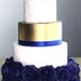 ROYAL BLUE ROSE Cake Stand. Royal Blue Wedding. Wedding Cake Stand ...