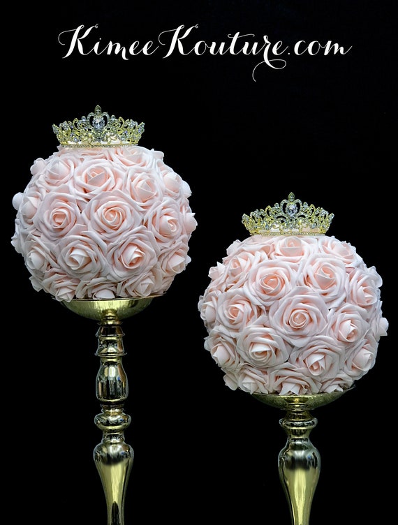 Gold Crown Centerpiece Quinceanera Centerpiece Sweet 16 Etsy