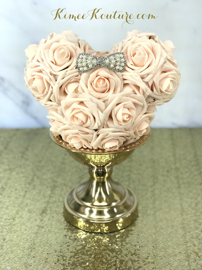 GOLD URN Centerpiece Stand. Gold Urn Table Planter. Gold Vase. Etsy