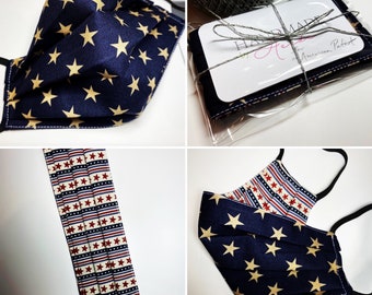 Patriotic Stars USA - Custom fashion-forward face mask