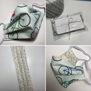 Beach boardwalk bike - Custom fashion-forward face mask