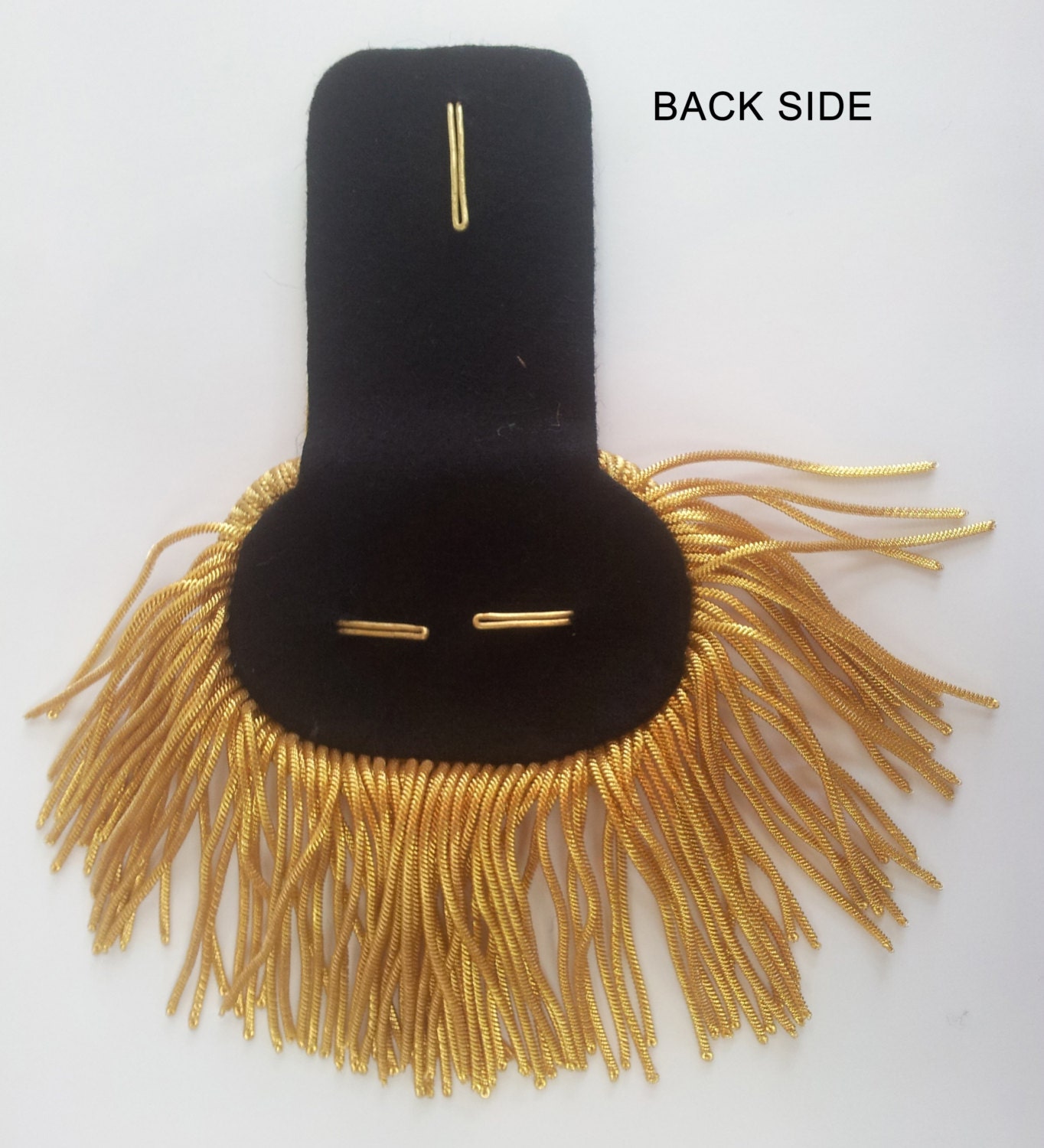 Gold Bullion Shoulder Epaulettes With Fringe Marching Band Etsy