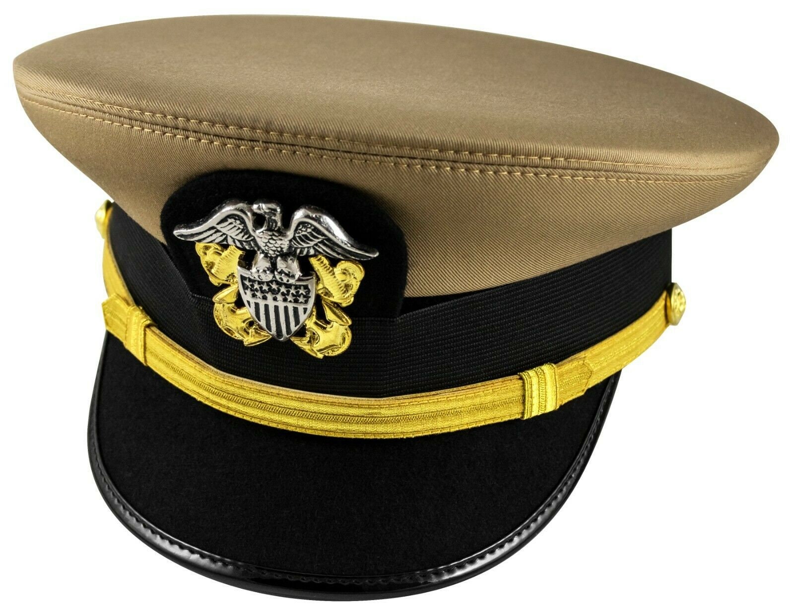 USA Navy Warrant Officer / Lieutenant Commander Khaki Military Peak Cap -  Etsy