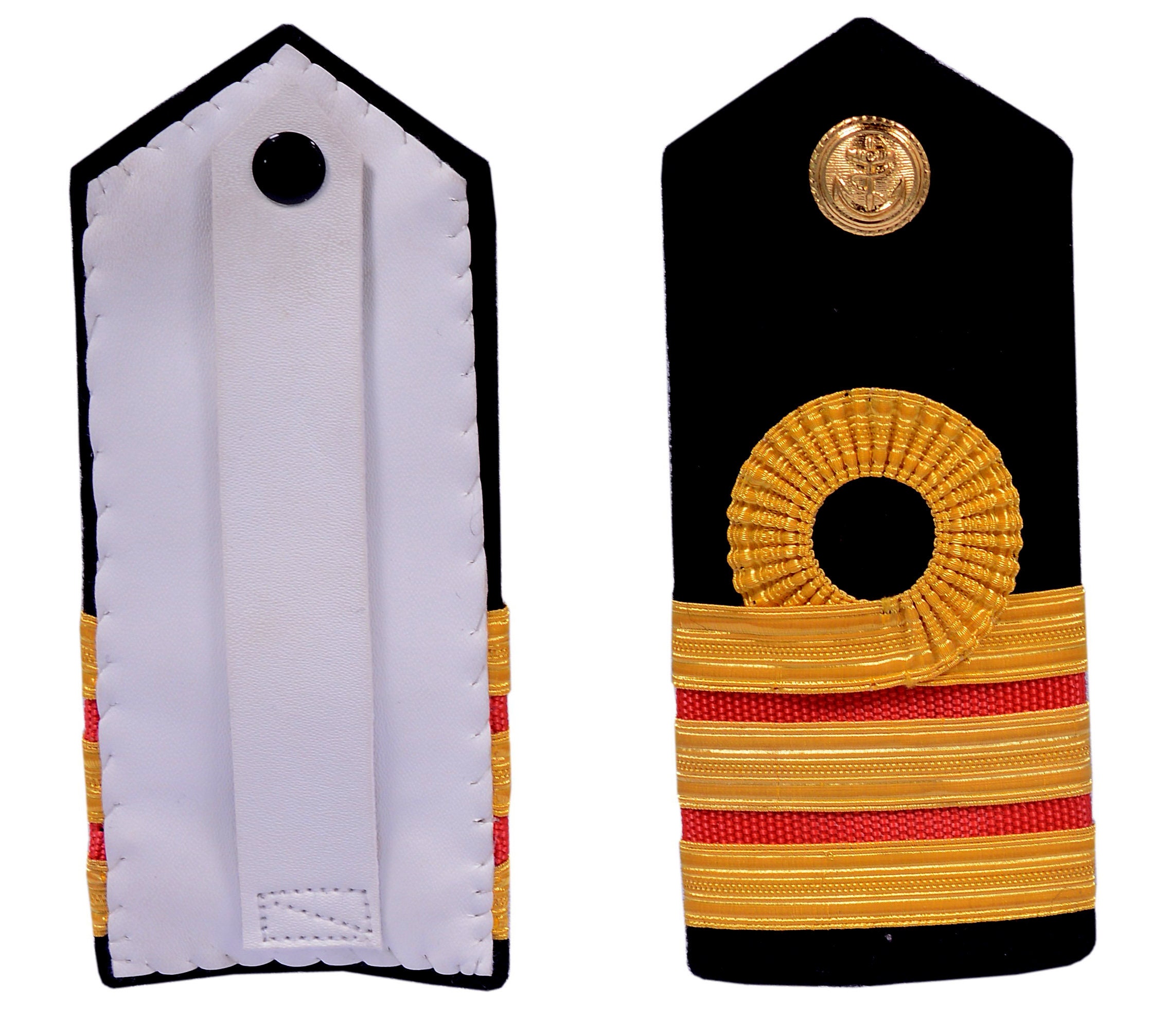 Royal Navy Medical Surgeon Commander Rank Shoulder Board Epaulette