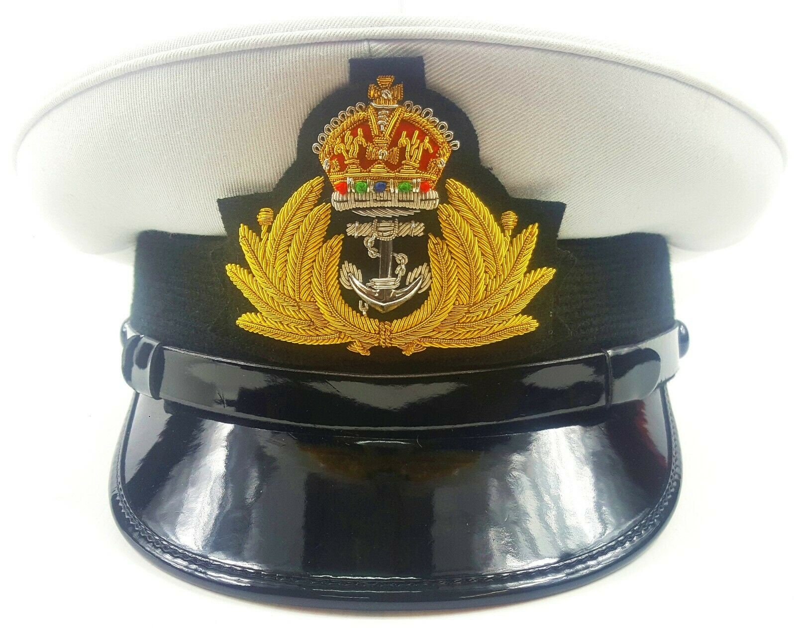 Royal Navy Officer Hap Naval Peak Cap R 