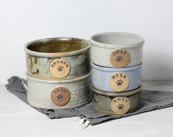 ceramic dog bowl set