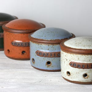 Handmade Ceramic Garlic Keeper: Kitchen Storage, Sheffield UK