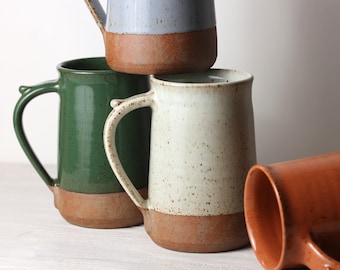 Handmade Pottery Tankard | Tankard in the UK | Gift for Beer Lover | Massive Mug | Beer Stein | Made to Order