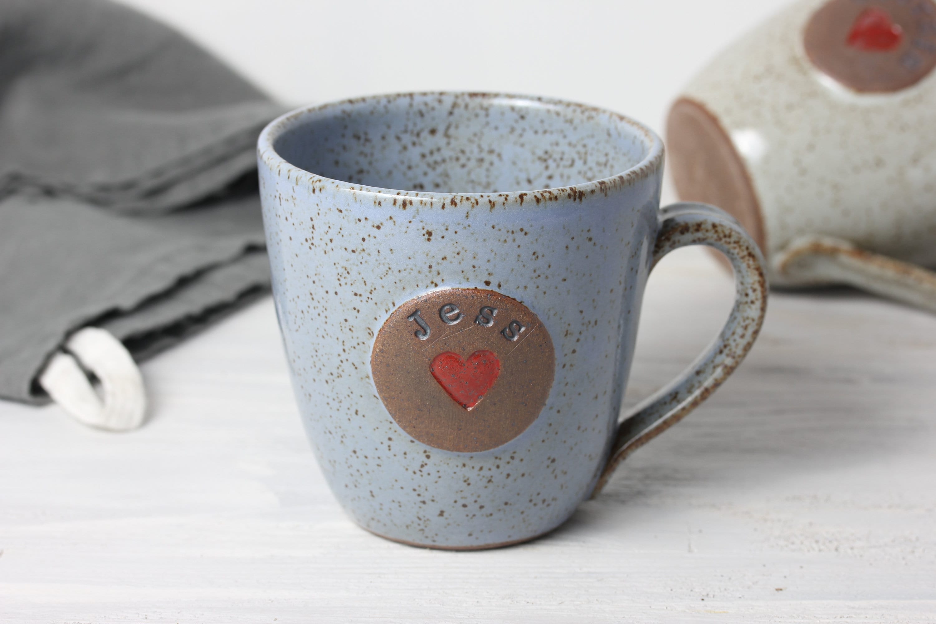 Big Tea Mug 14 oz Handmade Personalised Mugs In The UK Etsy