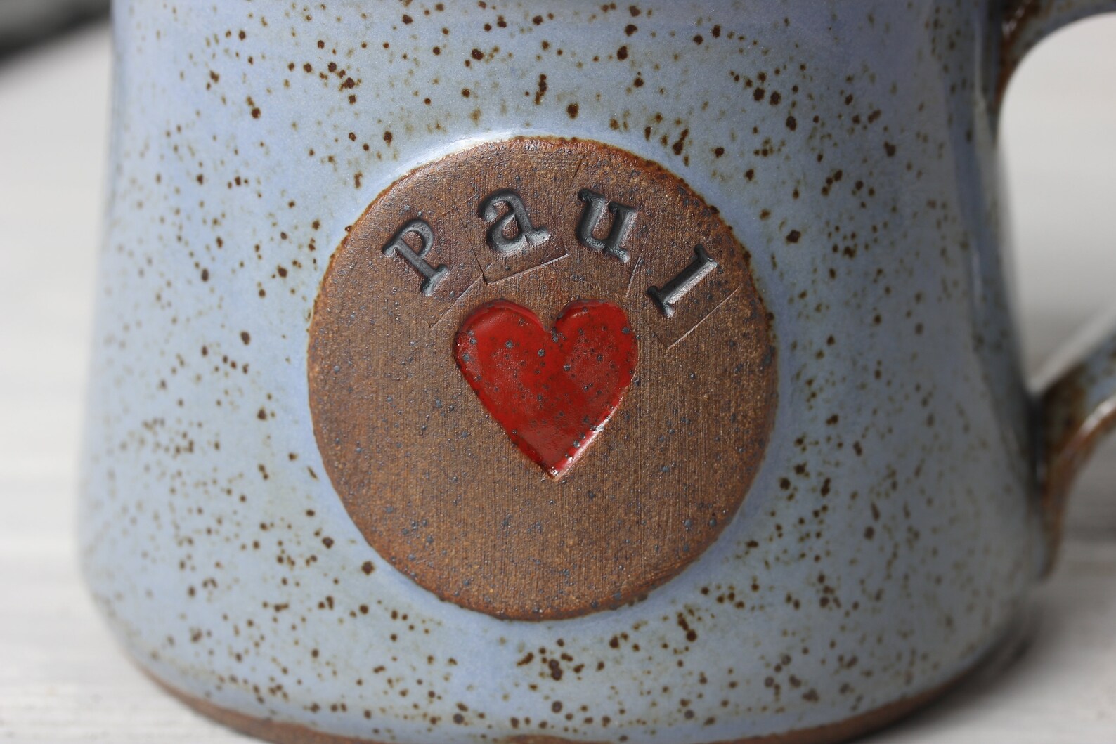 Wide Bottom Mug 10 oz Handmade Personalised Mugs In The Etsy