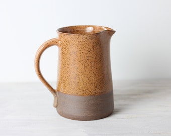 Handmade One Pint Jug | Small Pottery Jug | Ceramic Milk Jug | Creamer | Made To Order