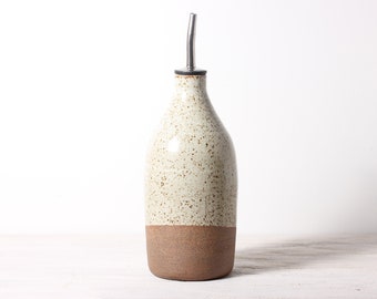 Oil Pourer Bottle | Ceramic Oil Pourer | Handmade Pottery | Made to Order