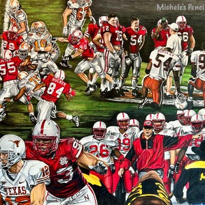 Print - Collage of Husker Plays