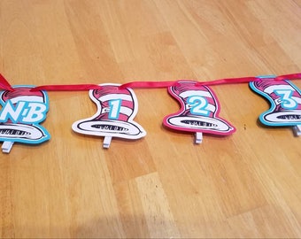 ONE WEEK SALE! - Dr. Seuss 12 month banner