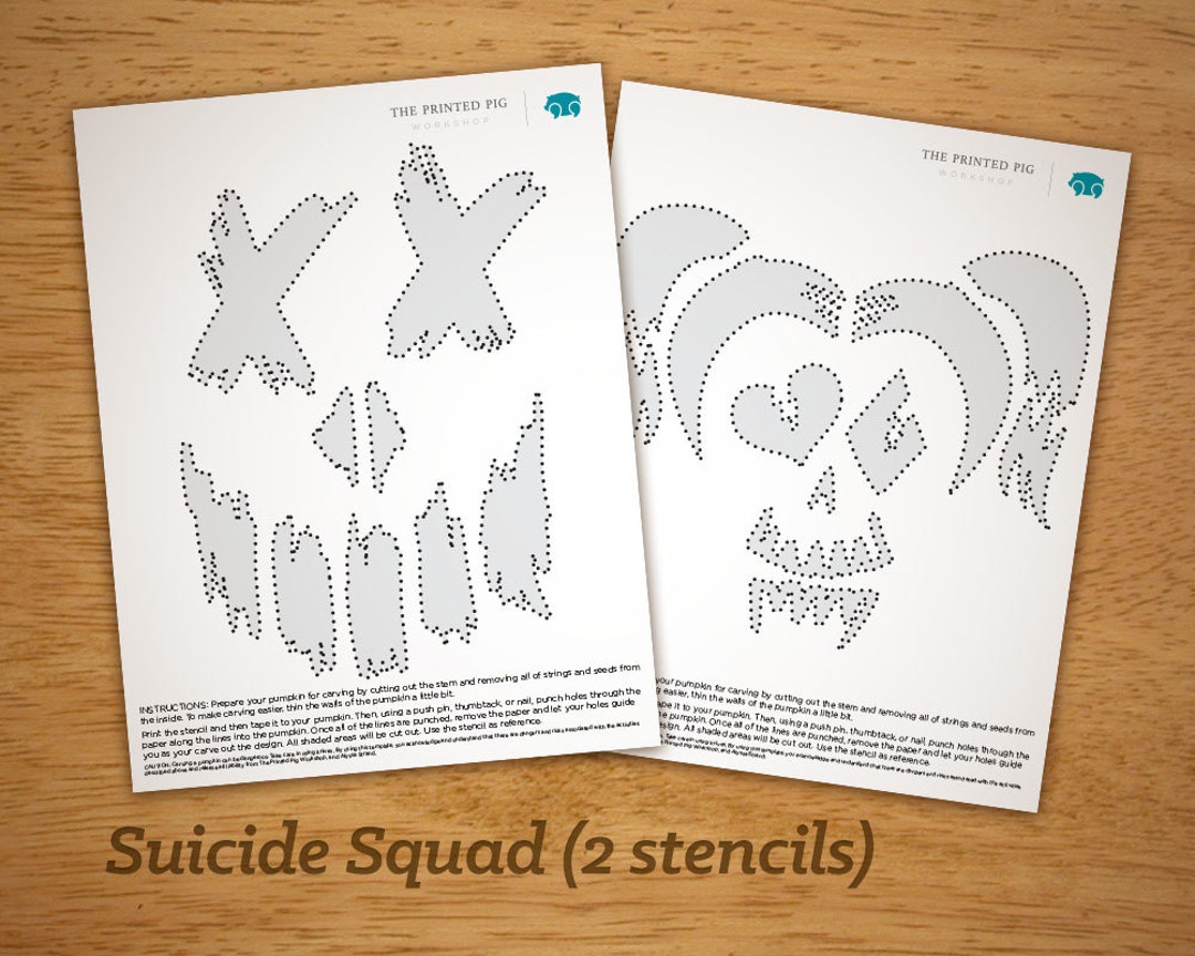 printable-pumpkin-carving-pattern-suicide-squad-set-harley-quinn-the-joker-etsy