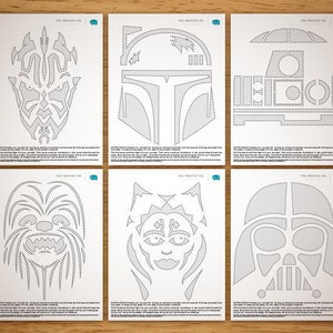 Printable Pumpkin Carving Pattern: Star Wars image 1