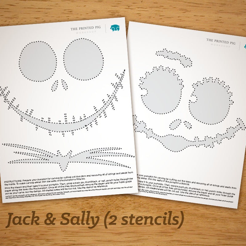 Jack and Sally Printable - Etsy