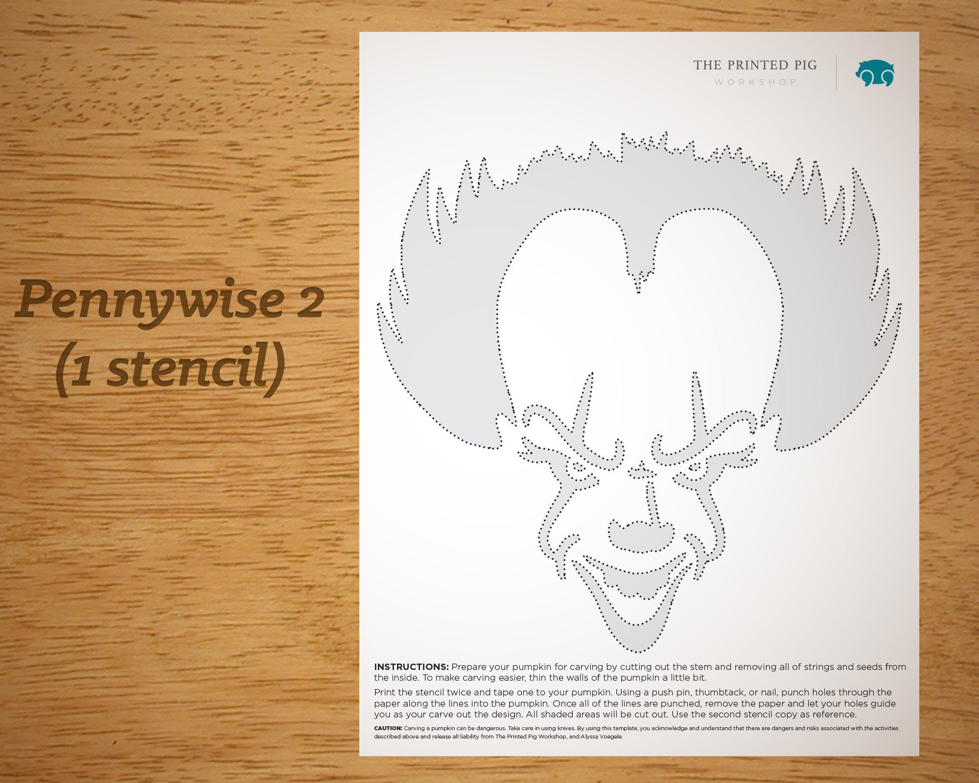 Clown Pumpkin Stencil printable-pennywise-pumpkin-stencil-printable-templates