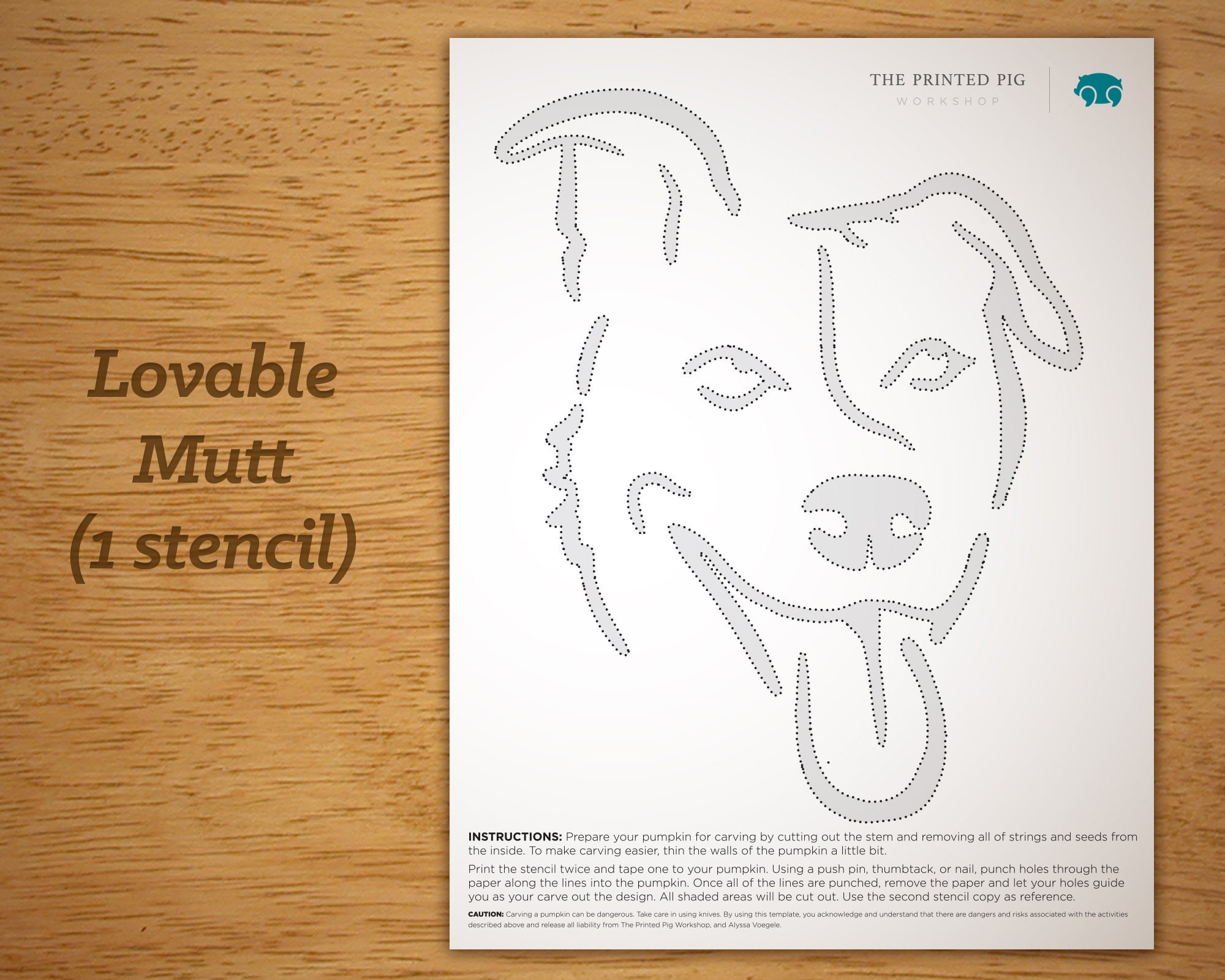 Printable Pumpkin Carving Pattern: Lovable Mutt, Mixed Breed, Heeler, Shepherd, Lab - Etsy printable-pumpkin-carving-pattern-lovable-mutt-mixed-breed-heeler-shepherd-lab-etsy