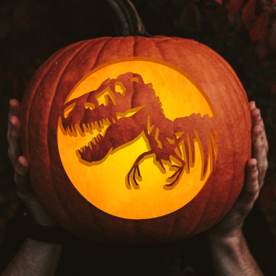Jurassic Park Pumpkin Stencils Mom Wife Busy Life 