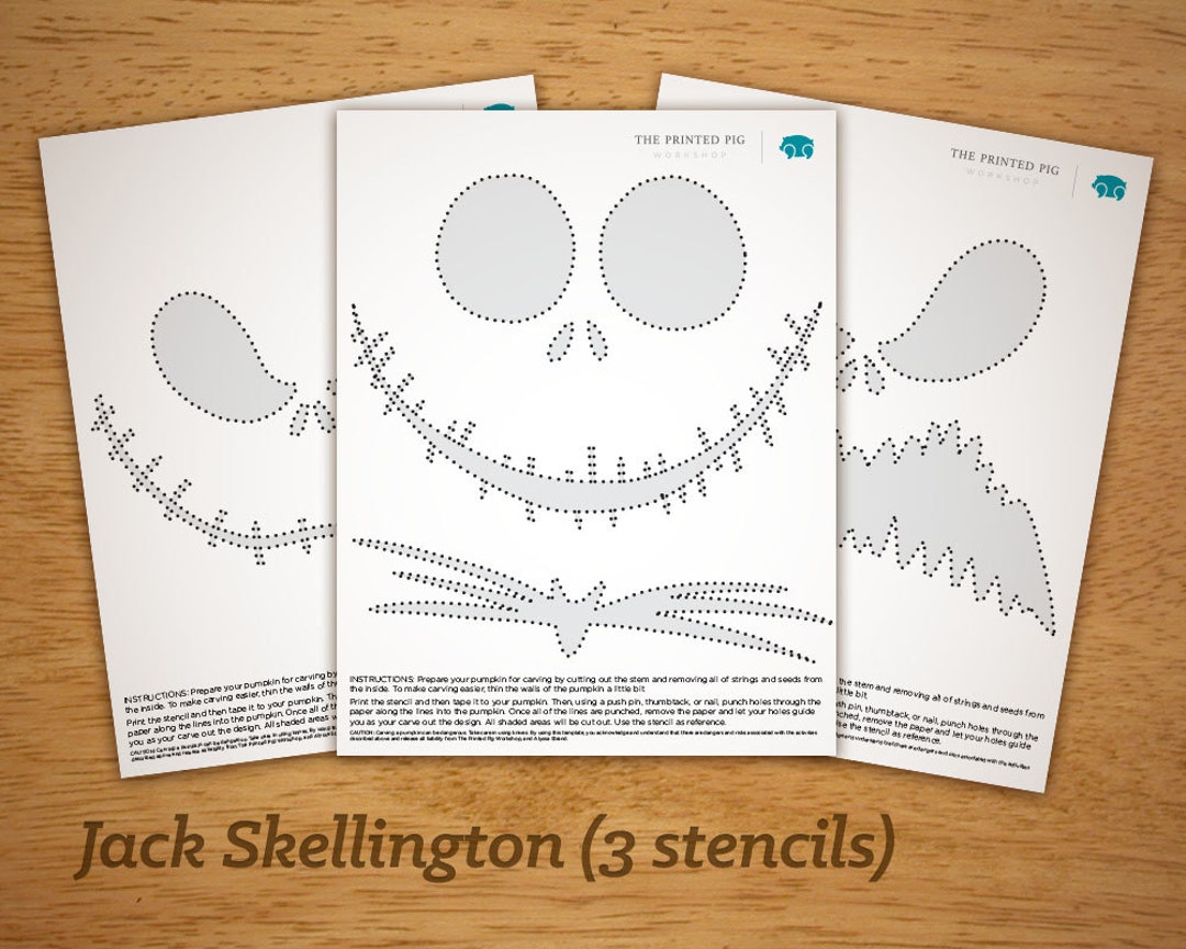 27 Nightmare Before Christmas Pumpkin Stencils Mom Wife Busy Life 