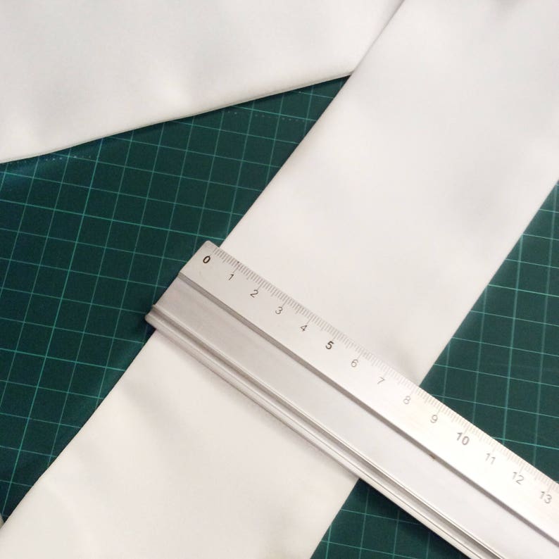 Plain bridal sash, wedding sash to be tied in a bow of your choice, simple ivory sash made to the width of your choice bridal sash bow image 9