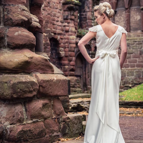 Bride Ivory Sash For Bridesmaid Dress Silk Sash By Charlie Brear