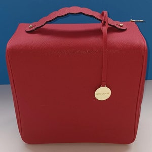 Red estee lauder bag Etsy