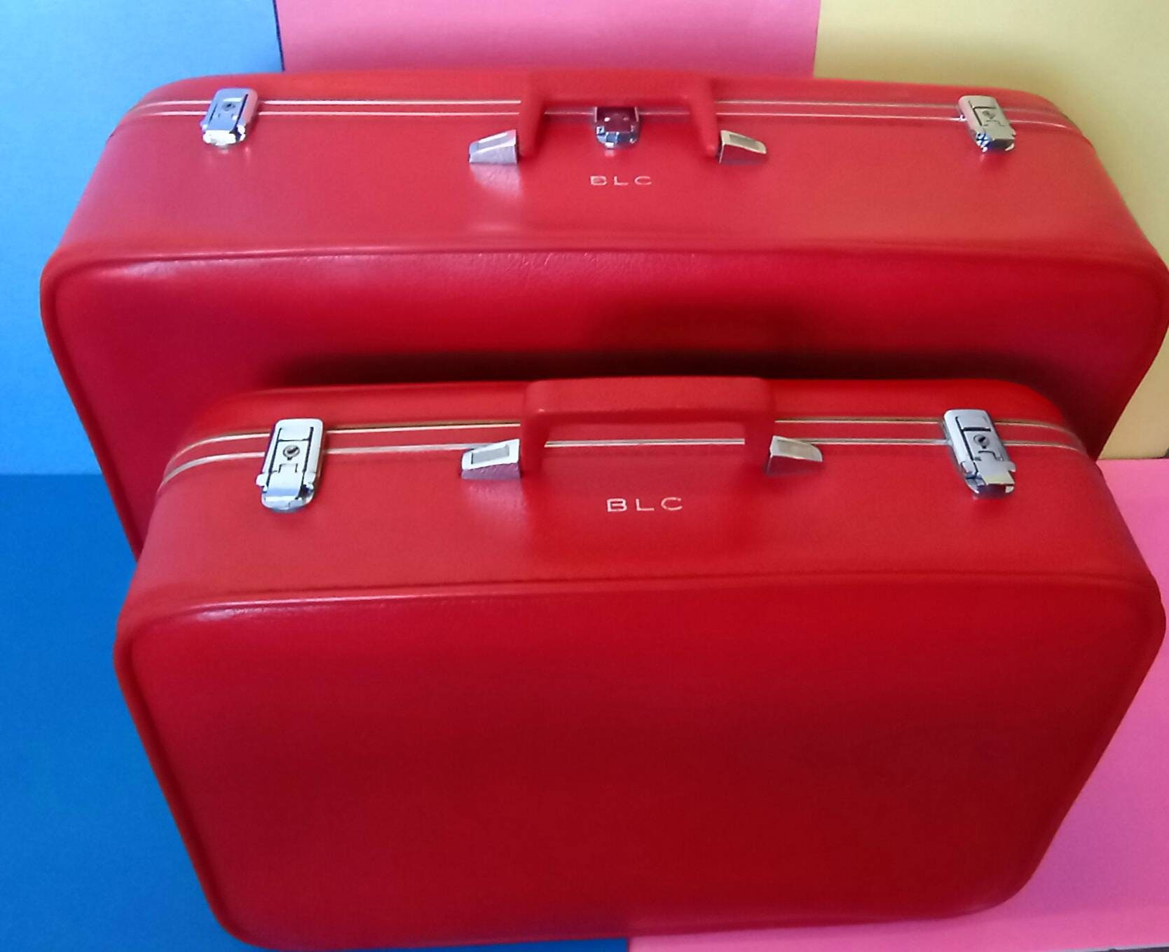 leather suitcase set