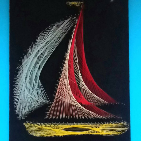 Vintage String Art Etsy