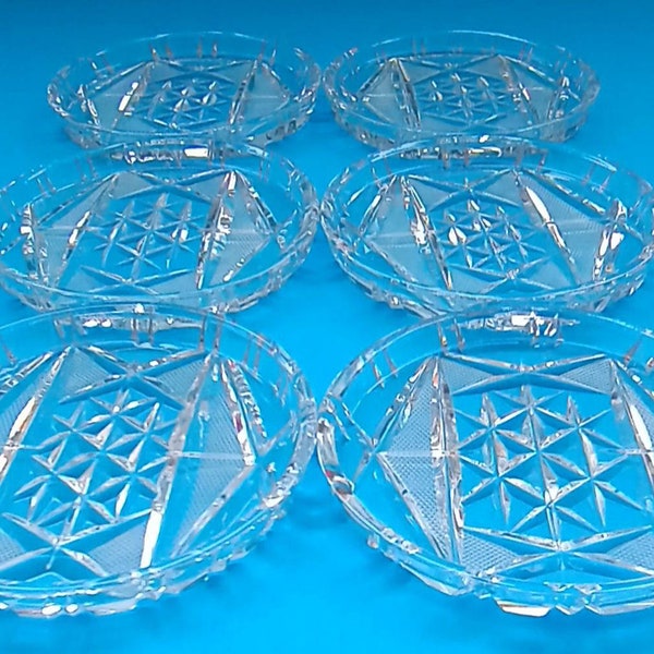 Retro Glass Coasters Etsy
