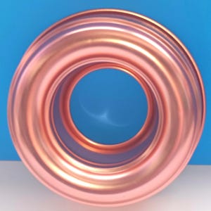 Vintage Copper Jello Ring Mold, Vintage Jello Mold, Retro Jello Mold.