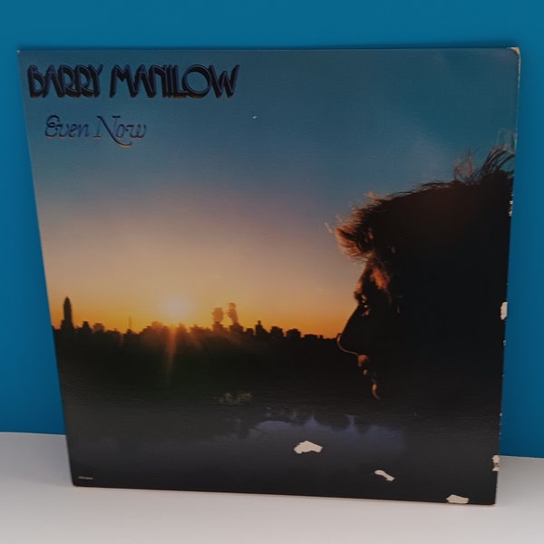 Barry Manilow Vintage Vinyl Record LP "Even Now," Retro Vinyl Album Barry Manilow 1978 By Arista Records.