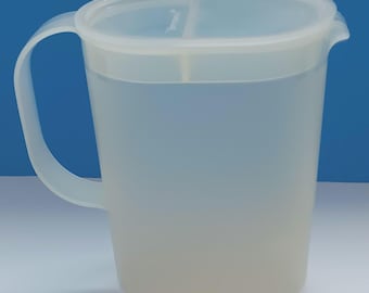 Vintage Tupperware Juice Pitcher, Collectible Pitcher Tupperware #1529-9.
