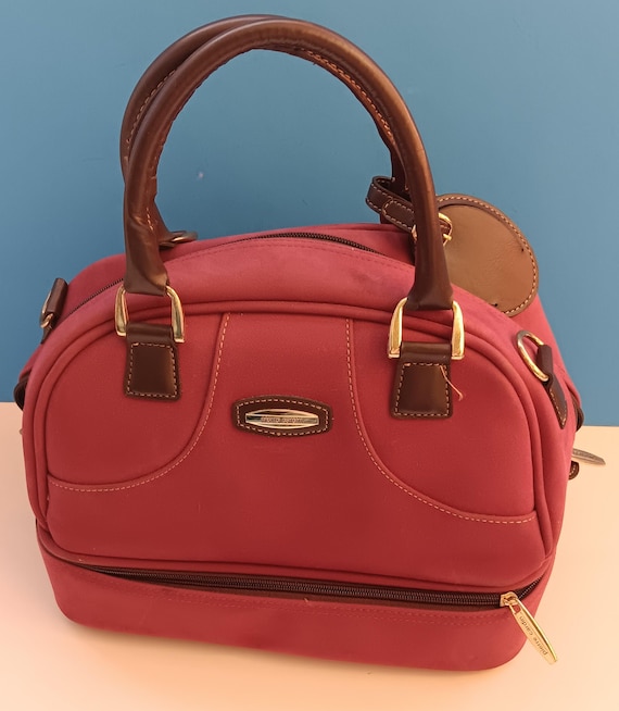 Vintage Pierre Cardin Seville Beauty Bag, Retro Travel Bag By Pierre Cardin.