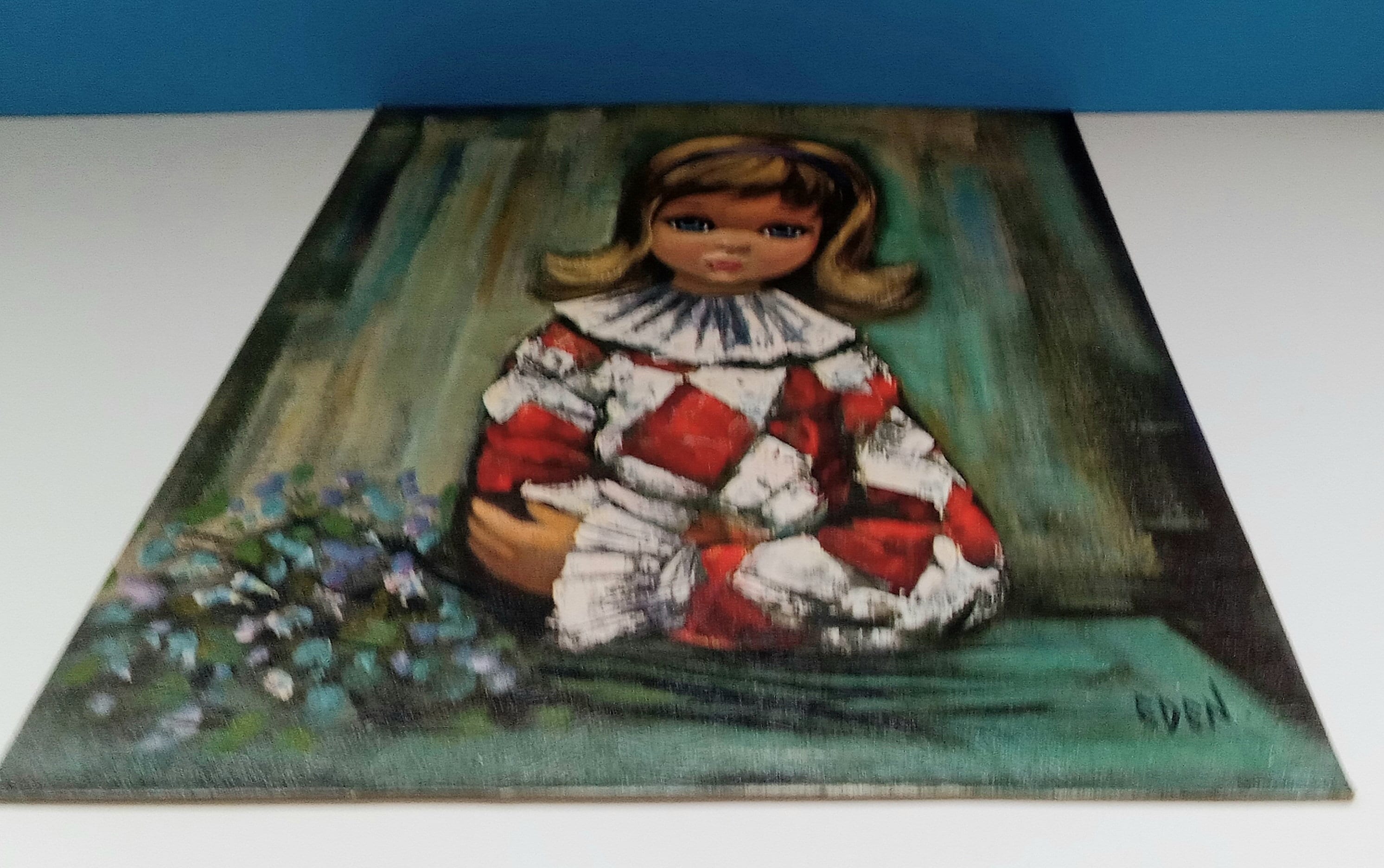 USAヴィンテージ　女の子のアート Vintage 