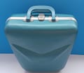 Vintage Hard Shell Bowling Bag, Bowling Ball Bag Blue.