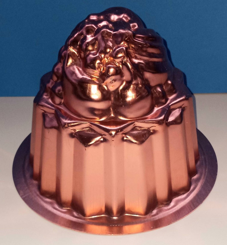Vintage Copper Jello Mold Retro Jello Mold 1970s Jello Mold Etsy