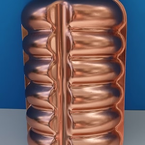 Vintage Copper Jello Mold, Retro Jello Mold, 1970s Jello Mold.