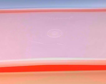 Vintage Tupperware Hot Dog/Bacon Keeper: 1970s Deli Storage Container #1292-8.