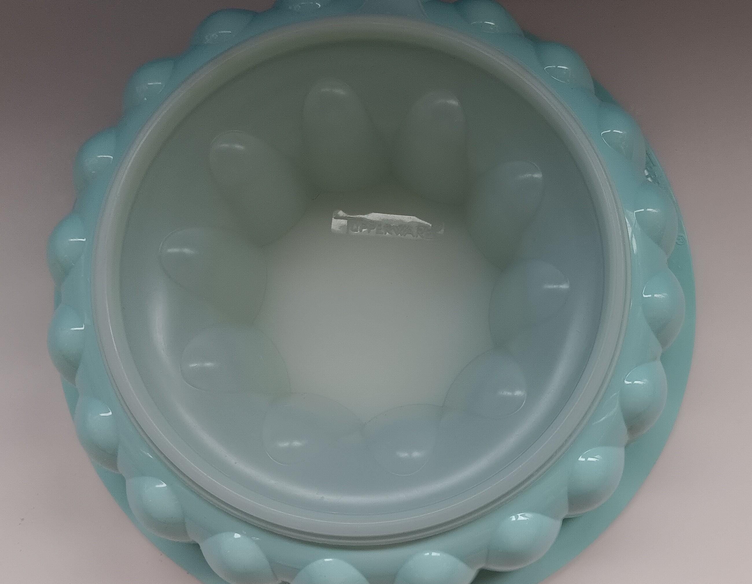 Moule pour gelée Tupperware 3 pièces rond vert 9,5 pouces 1201