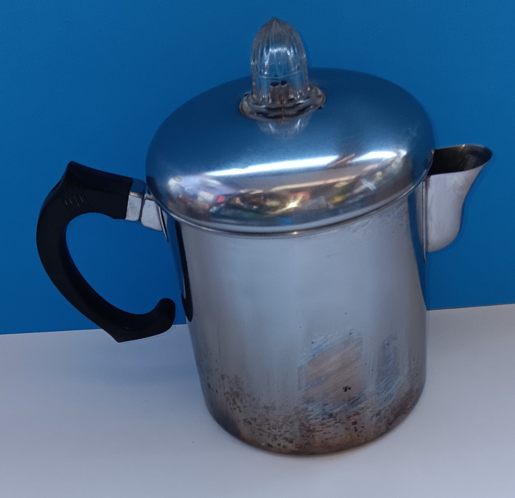 VINTAGE FARBERWARE PERCOLATOR No. 212 Electric Original Cord Coffee Pot Set  240 $24.99 - PicClick